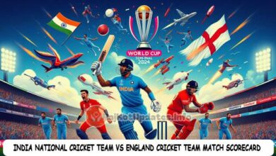 India National Cricket Team Vs England Cricket Team Match Scorecard