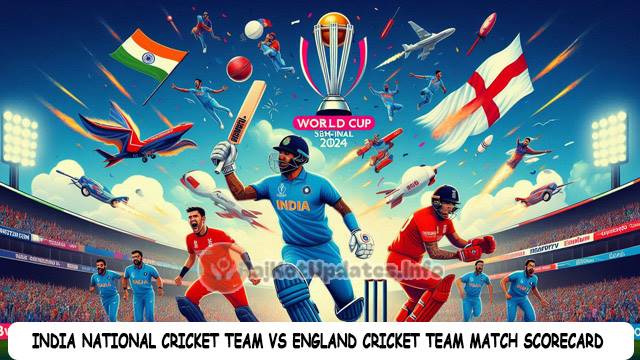 India National Cricket Team Vs England Cricket Team Match Scorecard