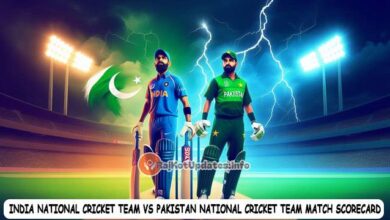 India National Cricket Team Vs Pakistan National Cricket Team Match Scorecard