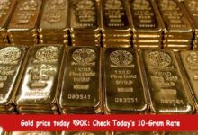 Gold price today ₹90K: Check Today’s 10-Gram Rate